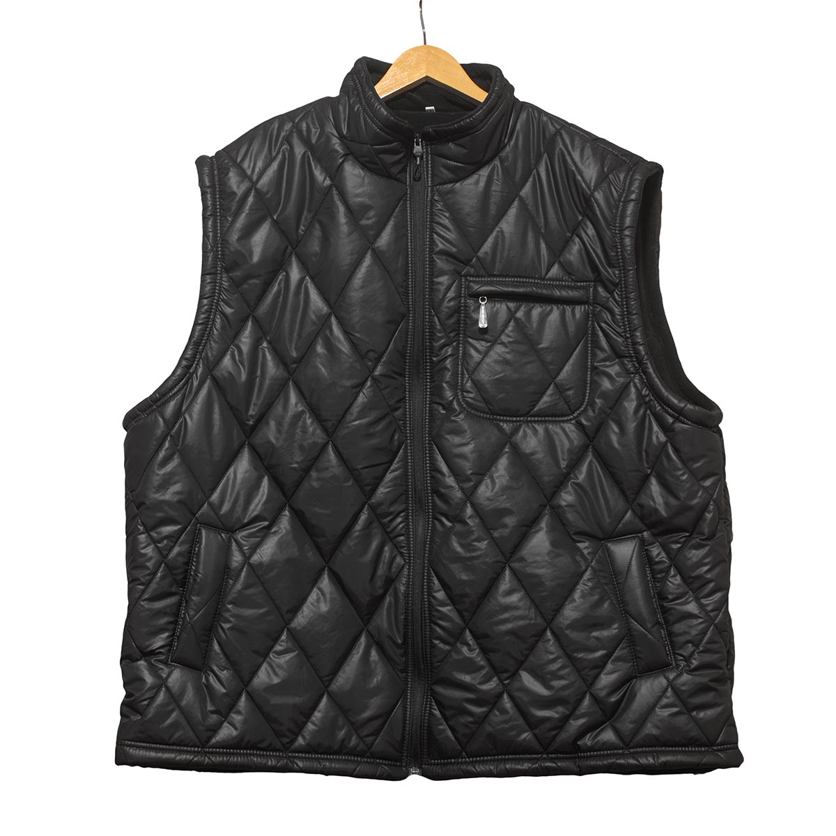 Prsluk crni termo romboidi